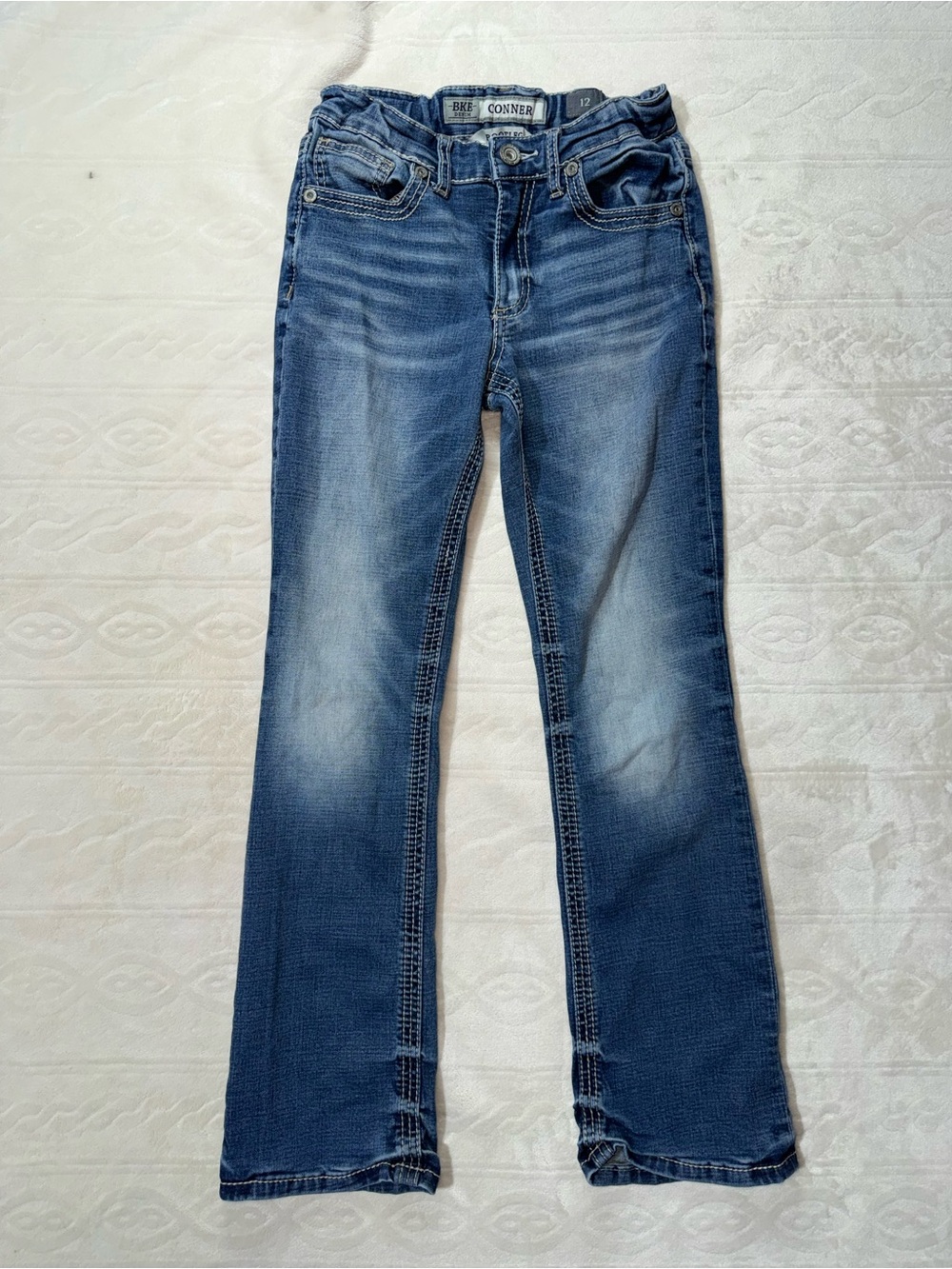 BKE Boys size 12 Connor Boot Cut Jeans